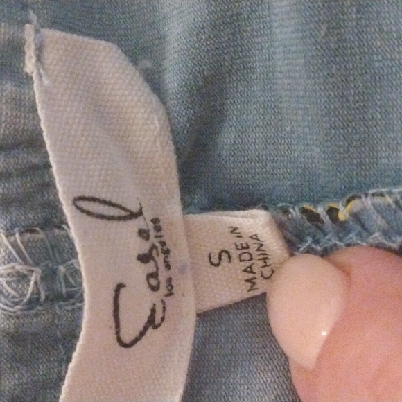 Easel LA super oversized small LS top patchwork colorful leopard - Picture 2 of 9